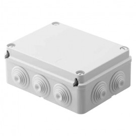 CAJA DERIVACION C/TAPA ATORNILLADA IP55 190X140X70 DIAM 10/37