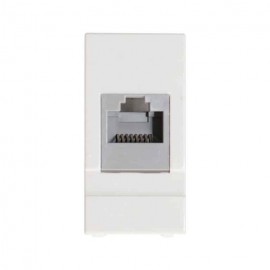 Módulo telefónico RJ11 color Blanco Leviton