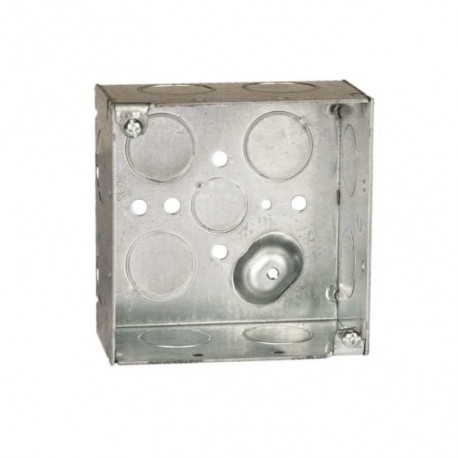 Caja cuadrada 4? 2-1/8 de profundidad KO 3/4? Hubbell