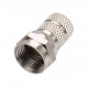 Conector macho tipo F para cable RG59, de enroscar Steren